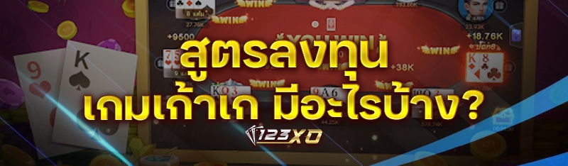 สูตรลงทุน เกมเก้าเก มีอะไรบ้าง?
